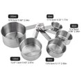 thumbnail image 4 of Ccdes Tasse à Mesurer de Cuisson, 5pcs / Ensemble en Acier Inoxydable Anti-Rouille Tasse à Mesurer Cuillère Outil de Cuisson, Tasse à Mesurer en Acier Inoxydable, 4 of 8