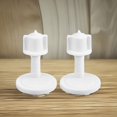 thumbnail image 3 of 2 Pcs Accessoires de Fixation Universels pour Couvercle de Toilette, Charnière, Vis, Haut et Bas, 3 of 10