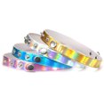 thumbnail image 2 of Coofit Women Punk Choker Fashion Creative Heart Design Faux Leather Choker Party Choker, 2 of 10