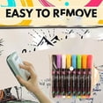 thumbnail image 1 of Colorful Liquid Chalk Pen for Erasable Light Boards Highlighter for LED Blackboards 50ml Water Soluble Marker for Projects and Signage, 1 of 6