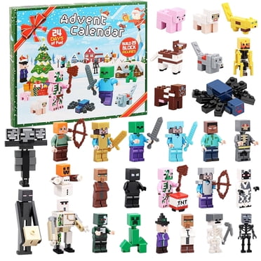 Halloween/Christmas Advent Calendar Contains 24 Gifts, Halloween/Christmas Cute Figures Doll Advent Calendar, Christmas Countdown Calendar With Surprise Toys,