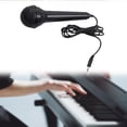thumbnail image 1 of Microphone 3,5mm Noir Micro Portatif pour Piano Électronique Vlogging Clavier de Musique, 1 of 8
