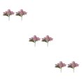 thumbnail image 4 of Baohd 2x Artificial Flowers – Elegant For Decoration Long-lasting Durability purple 3Set, 4 of 6