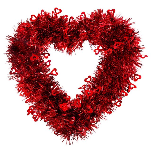 CUITING LED Light Heart Garland Valentine‘s/Wedding Romance Door for Fall Outdoor