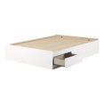 thumbnail image 2 of South Shore Fusion Full Mates Bed with 3 Drawers, in Pure White, 2 of 11