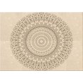 thumbnail image 1 of Ahgly Company Machine Washable Indoor Rectangle Transitional Moccasin Beige Area Rugs, 7' x 9', 1 of 7