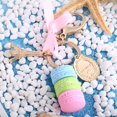 thumbnail image 3 of Porte-clés Coloré Mignon Macaron Tour Eiffel Pendentif de Sac Décoration de Charme de Voiture (Bleu), 3 of 3