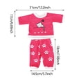 thumbnail image 2 of Leutsin Jouets de Poupée, Poupées Bébé, Grande Poupée Bébé Réaliste Mignonne à Corps Souple Poupées Bébé Réalistes, Vêtements de Poupée Jouets Déguisement Pyjama Décontracté Vêtements de Poupée pour Poupée de 18 Pouces Accessoire Jouet de Fille, 2 of 8