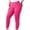 Rose Chaud, variante sur Leggings pour Femmes Grande Taille Extensibles, Contrôle du Ventre, Pantalon de Yoga Long, Taille Haute, Couleur Unie, Pantalon de Sport, Bleu Marine, TG
