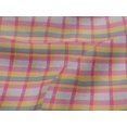 thumbnail image 3 of oneOone Viscose Jersey Fabric Madras Check Print Fabric BTY 60 Inch Wide, 3 of 4