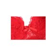 thumbnail image 3 of INSPIRE CHIC Women Full Cup Bras Breathable Comfort Floral Lace Full Coverage Non Padded Underwired Bra 44/100 Fit 42B/C Red, 3 of 6