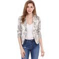 thumbnail image 1 of INSPIRE CHIC Blazer à Imprimé Floral Ouvert pour Femmes, 1 of 7