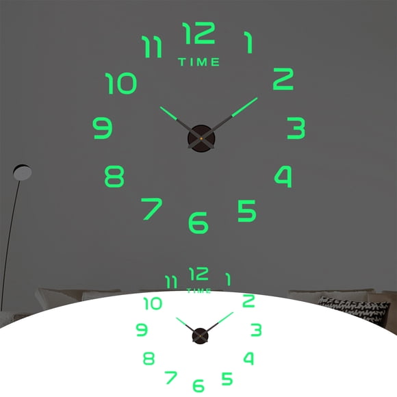 Liquidation! Horloge Murale Miroir Grande Taille Horloges Murales Décoratives Silencieuses Mouvement Sans Tic-Tac Horloges Warehouse.Deals Liquidation d'Été #52