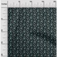 thumbnail image 2 of oneOone Silk Tabby Black Fabric Floral Sewing Craft Projects Fabric Prints By Yard 42 Inch Wide, 2 of 4