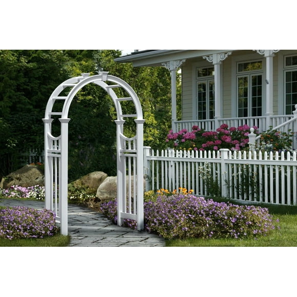 Vita Classic Vienna Arbor, White Vinyl, VA68144