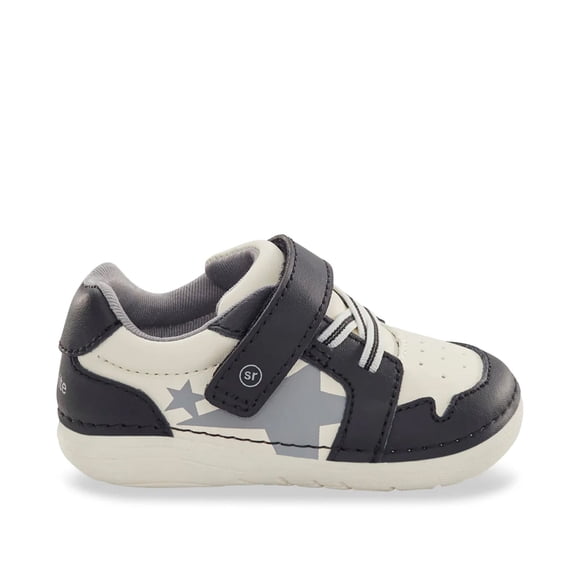 Stride Rite Kids' SM Waverly in Black/White, 3 US