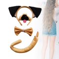 thumbnail image 3 of lionlar Animal Ears and Tail Set Animal Costume Set for Stage Performance Masquerade Dog, 3 of 9
