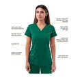 thumbnail image 3 of Adar Uniformes Ensemble de Sarrau pour Femmes - Haut à Col en V Amélioré/pantalon à Multiples Poches, 3 of 7