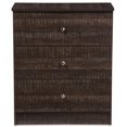 thumbnail image 3 of Pemberley Row Wood Espresso Storage Chest Rectangular 3-Drawer 27.77"H x 23.4"W x 12.48"D, 3 of 6