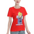 thumbnail image 2 of Women's Basic Short Sleeve T-Shirt Super Saiyan, 2 of 6