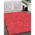 thumbnail image 3 of Ahgly Company Machine Washable Indoor Round Transitional Red Area Rugs, 5' Round, 3 of 7