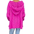 thumbnail image 4 of RKSTN Sweaters for Women Fashion Loose Large Size Color Hood Long Sleeves Sweater Tops Fall Sweaters, 4 of 8