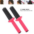 thumbnail image 5 of EcoNesxp Fluffy Curling Iron Tool 17 Comb Teeth 2-Piece Set Non-Slip Curling Iron, 5 of 5