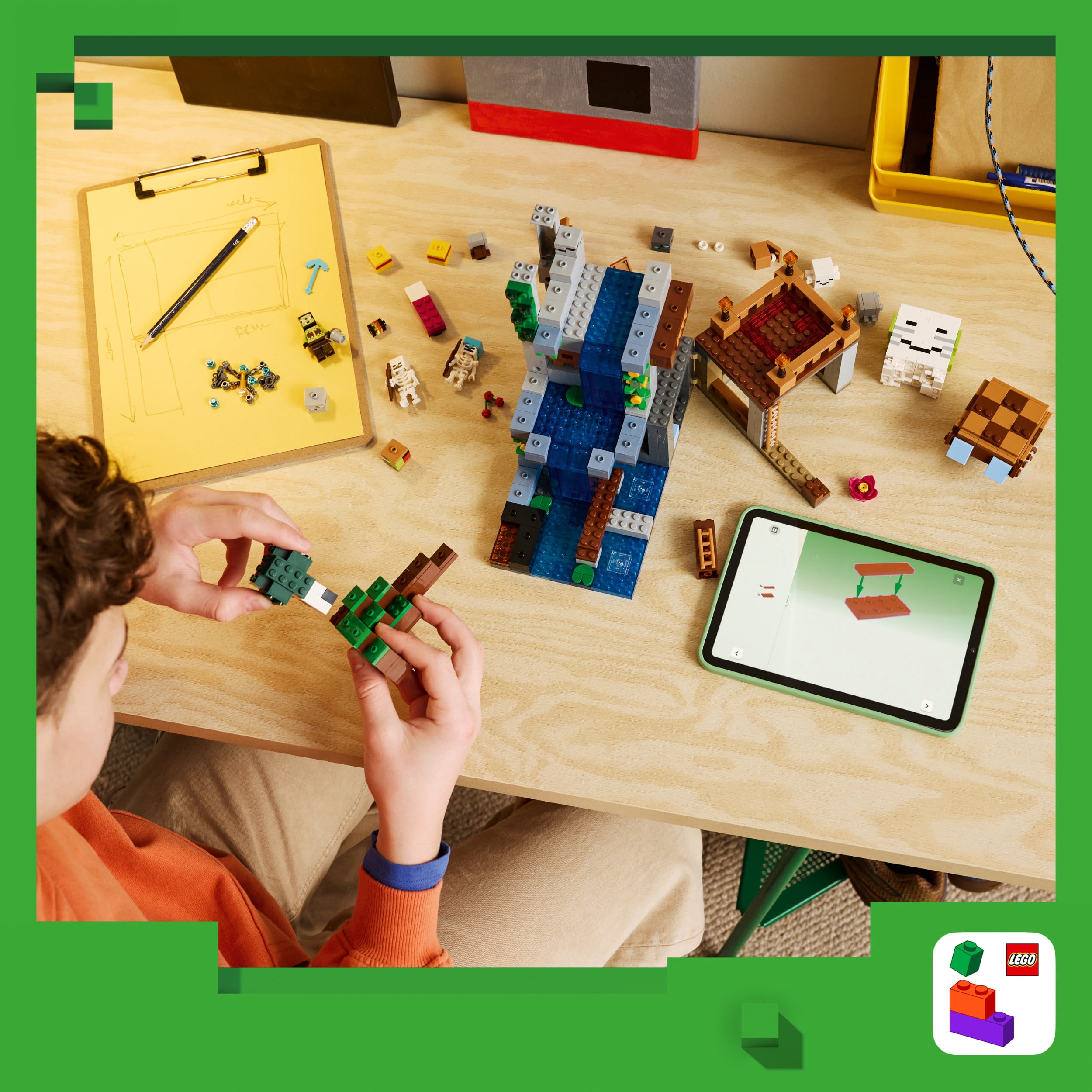 LEGO Minecraft La station des Ghasts, Jeu de rôle inspiré du jeu vidéo 21597