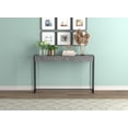 thumbnail image 4 of Safdie & Co. Table Console 47L Ciment Foncé Metal Noir, 4 of 4