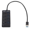 thumbnail image 3 of WHAMVOX multi usb port for laptop USB HUB Black 1Set, 3 of 8