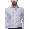 thumbnail image 3 of BESTMAN Cotton Shirt With Pockets Spread Collar Button Down Formal Shirt, 3 of 5