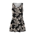 thumbnail image 3 of Pisexur Robes d'Été pour Femmes 2024 Plage Décontractées Sans Manches Robe Midi Imprimé Floral Débardeur Ample Robe Soleil avec Poche P-2TG, 3 of 5