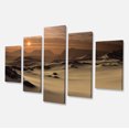 thumbnail image 2 of Beautiful Brown Fantasy Terrain - Landscape Canvas Art Print, 2 of 3