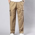 thumbnail image 2 of UVEASISHA Pantalon Cargo Tactique Homme Coupe Décontractée Pantalon de Randonnée Cargo de Travail avec Multi-Poches Coton Ripstop Pantalon d'Escalade Léger Ventes Prime Aujourd'hui, Jaune, 5TG, 2 of 6
