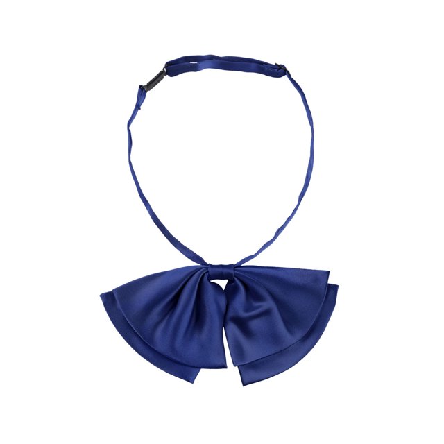 INSPIRE CHIC Nœud Papillon Pré-Noué pour Femme, Nœud Papillon, Sangle Ajustable, Cravates, Vêtement de Cou, Bleu Marine, Taille Unique