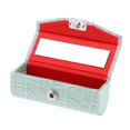 thumbnail image 4 of HILABEE Étui à Rouge à Lèvres avec Miroir Boîte à Rouge à Lèvres Support Boîte Maquillage, Vert Pâle Vert Grisâtre, 4 of 7