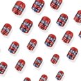 thumbnail image 4 of RKSTN nail patch Independence Day Flag Fake Nail Art Nails Wear Nails 24PCS Makeup, 4 of 5