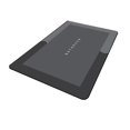 thumbnail image 1 of GROWTH TANK Super Absorbent Bathroom Rug Quick Dry Washable Diatomite Easy to Clean Bath Mat Rectangle Black L, 1 of 7