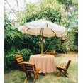 thumbnail image 2 of Nappe ronde d'intérieur/extérieur de Vargottam Nappe ronde de 58 pouces avec le parapluie, nappes imperméables zippées de patio, couvertures de table de printemps/été pour la pêche de table circulaire/BBQs/Picnic-Light, 2 of 7