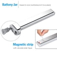 thumbnail image 3 of LED Motion Sensor Light Indoor [3-Pack] – Battery LED Lights Magnetic Light – Motion Sensor Closet Lights, LED Garage Light, Night Light, Wall Light – 10 Bulbs Per LED Strip Light QualityWatt, 3 of 8