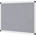 thumbnail image 1 of ;; X ;; Tableau d'Avis Tableau en Feutre Tableau de Messages de Bureau Cadre en Aluminium, 1 of 6