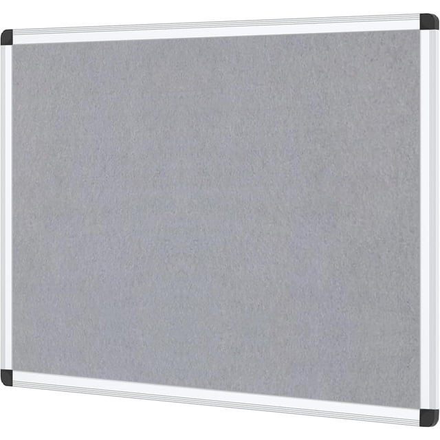 ;; X ;; Tableau d'Avis Tableau en Feutre Tableau de Messages de Bureau Cadre en Aluminium