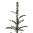 thumbnail image 4 of Northlight Real Touch™️ Slim Flocked Nordmann Fir Artificial Christmas Tree - Unlit - 7.5', 4 of 6