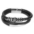 thumbnail image 3 of Bracelet, Firm Mens PU Bracelet  For Gathering For Gifts For Party, 3 of 8