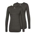 thumbnail image 1 of Adar sous-Couches pour Femmes, Lot de 2 - T-Shirt de sous-Couche à Manches Longues Confortable, 1 of 7