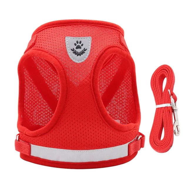 ERK 1Pcs Cat Harness And Leash For Walking Adjustable Vest With Reflective Strap For Puppy