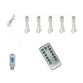 thumbnail image 2 of USB Powered Decorative Light String with Remote Control, 5ft Fairy String Lights for Indoor Outdoor Party Wedding Christmas Tree Garden Patio Home Decor, Warm White LED Fairy Lights for Bedroom, 2 of 7