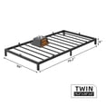 thumbnail image 2 of 6/8/14 Inch Heavy Duty Bed Frame with Storage, Queen/Full/Twin Metal Platform Base with Steel Slat Support, Noise Free Easy Assembly, No Box Spring Needed, 2 of 7