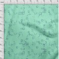 thumbnail image 4 of oneOone Cotton Poplin Light Mint Green Fabric Geometric Sewing Craft Projects Fabric Prints By Yard 56 Inch Wide, 4 of 5