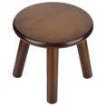 thumbnail image 2 of Child Bench, Easy To Carry Pine Strong Load-Bearing Screw Fixed Wood Stool, Strong Office For Home Round Nut-Brown, 2 of 8